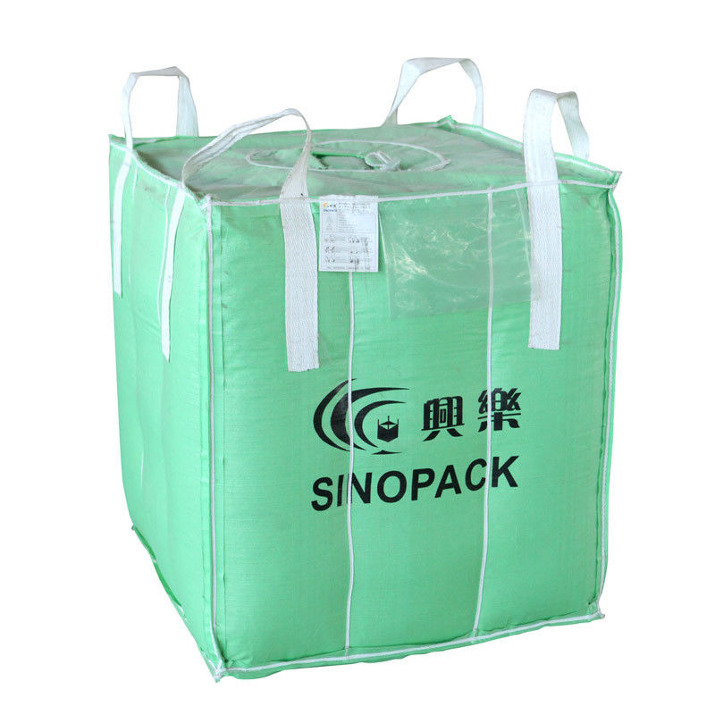 Ευέλικτη χύδην μεταφοράς εμπορευματοκιβωτίων 1,5 ton τσάντα μεγάλο διάφραγμα για σόγια / σπόρους