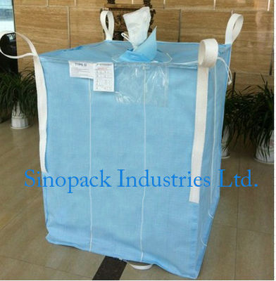 Αγορά 1000kg αντιστατικές βιομηχανικές μαζικές τσάντες CROHMIQ μπλε/άσπρες για τη χημική σκόνη αποθήκευσης online manufacture