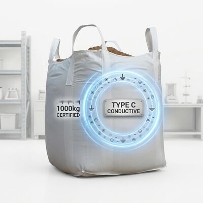 αγορά Bulk Chemical Raw Material Transportation Bag 1000kg Conductive Static Protection Type C for Catalyst Powder online manufacture