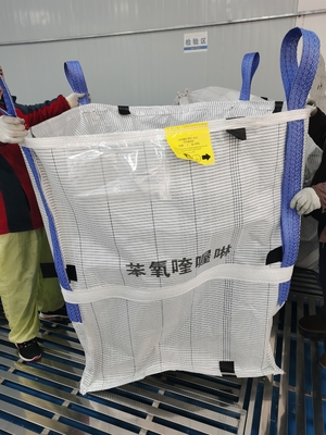 2 Ton Polypropylene Ventilated Breathable Baffle Bulk Bag Chemical / UV Resistant