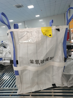 2 Ton Polypropylene Ventilated Breathable Baffle Bulk Bag Chemical / UV Resistant
