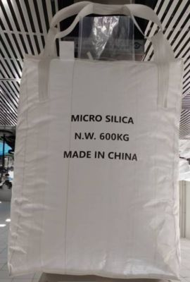 UN Μεγάλη Τσάντα FIBC με Διπλή Ραφή Αλυσίδας Μπλε Χρώμα Βρόχου και Λευκό Χρώμα για Ασφαλή Μεταφορά