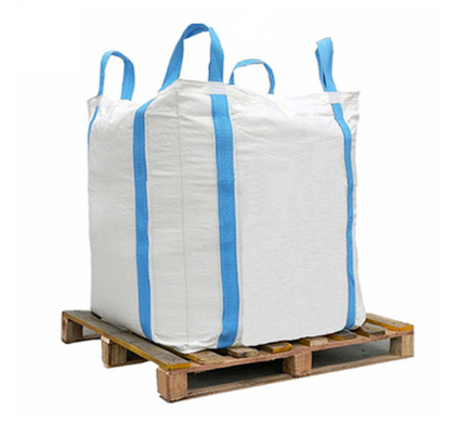 White Anti-Static UN Big Bag with Blue Loops 1000kg Capacity